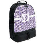 Greek Key Backpacks - Black (Personalized)