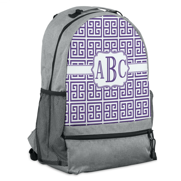 Custom Greek Key Backpack (Personalized)