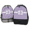 Greek Key Large Backpacks - Both