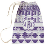 Greek Key Laundry Bag - Large (Personalized)