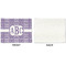 Greek Key Linen Placemat - APPROVAL Single (single sided)