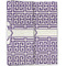 Greek Key Linen Placemat - Folded Half (double sided)