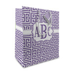 Greek Key Medium Gift Bag (Personalized)