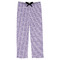 Greek Key Mens Pajama Pants - Flat