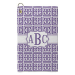 Greek Key Microfiber Golf Towel - Small (Personalized)