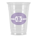 Greek Key Party Cups - 16oz (Personalized)