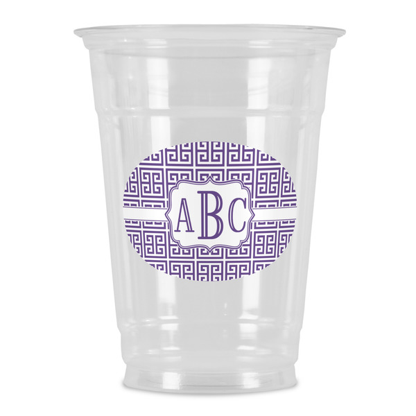 Custom Greek Key Party Cups - 16oz (Personalized)