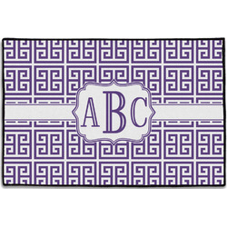 Greek Key Door Mat - 36"x24" (Personalized)