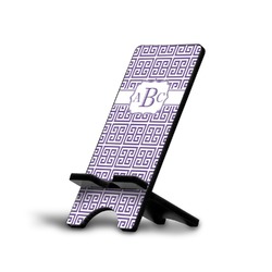 Greek Key Cell Phone Stand (Small) (Personalized)