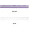 Greek Key Plastic Ruler - 12" - APPROVAL