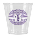 Greek Key Plastic Shot Glass (Personalized)