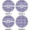 Greek Key Set of Appetizer / Dessert Plates (Approval)