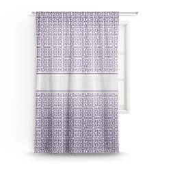 Greek Key Sheer Curtain - 50"x84"