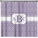 Greek Key Shower Curtain - Custom Size (Personalized)