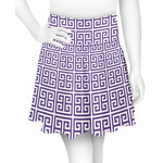 Greek Key Skater Skirt - Medium