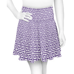 Greek Key Skater Skirt - X Small