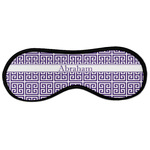 Greek Key Sleeping Eye Masks - Large (Personalized)