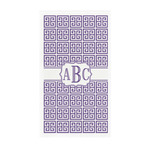 Greek Key Guest Towels - Full Color - Standard (Personalized)