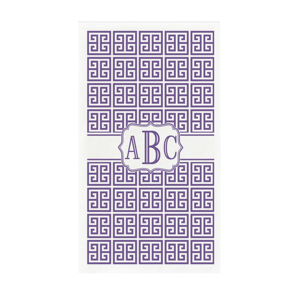 Custom Greek Key Guest Paper Towels - Full Color - Standard (Personalized)