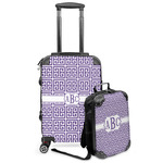 Greek Key Kids 2-Piece Luggage Set - Suitcase & Backpack (Personalized)