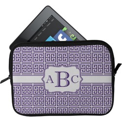 Greek Key Tablet Case / Sleeve - Small (Personalized)