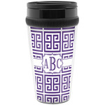 Greek Key Acrylic Travel Mug without Handle (Personalized)