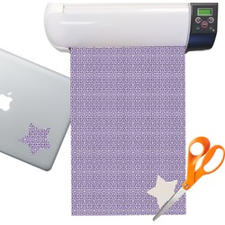 Greek Key Sticker Vinyl Sheet (Permanent)