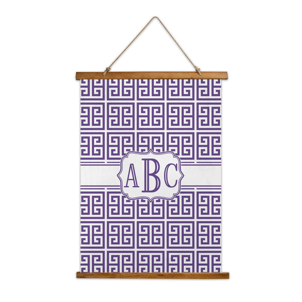 Custom Greek Key Wall Hanging Tapestry (Personalized)