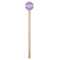 Greek Key Wooden 7.5" Stir Stick - Round - Single Stick