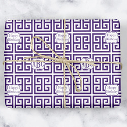 Greek Key Wrapping Paper (Personalized)