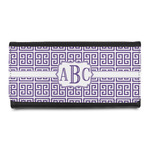 Greek Key Leatherette Ladies Wallet (Personalized)