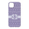 Greek Key iPhone 14 Case - Back