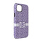 Greek Key iPhone 14 Tough Case - Angle