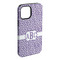 Greek Key iPhone 15 Plus Tough Case - Angle