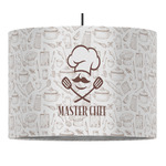 Master Chef 16" Drum Pendant Lamp - Fabric (Personalized)