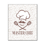 Master Chef Wood Print - 16x20 (Personalized)