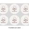 Master Chef 3" Multipurpose Round Labels - Sheet