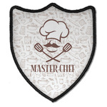 Master Chef Iron on Shield Patch B w/ Name or Text