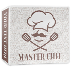 Master Chef 3-Ring Binder - 3 inch (Personalized)