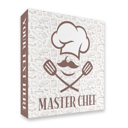 Master Chef 3 Ring Binder - Full Wrap (Personalized)