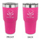 Master Chef 30 oz Stainless Steel Ringneck Tumblers - Pink - Double Sided - APPROVAL