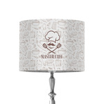 Master Chef 8" Drum Lamp Shade - Fabric (Personalized)