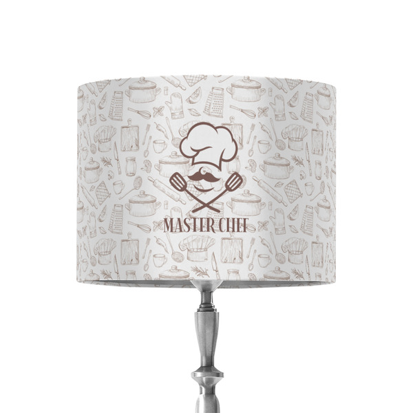 Custom Master Chef 8" Drum Lamp Shade - Fabric (Personalized)