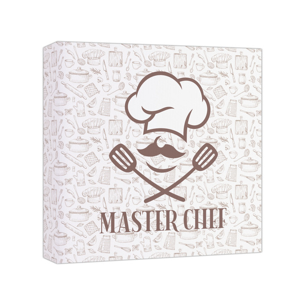 Custom Master Chef Canvas Print - 8x8 (Personalized)