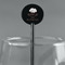 Master Chef Black Plastic 5.5" Stir Stick - Round - Main