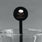 Master Chef Black Plastic 7" Stir Stick - Round - Main