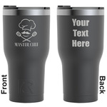 Master Chef RTIC Tumbler - Black - Engraved Front & Back (Personalized)