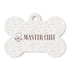 Master Chef Bone Shaped Dog ID Tag - Large (Personalized)