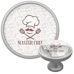 Master Chef Cabinet Knob (Silver) (Personalized)