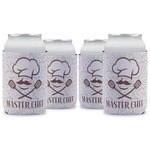 Master Chef Can Cooler (12 oz) - Set of 4 w/ Name or Text